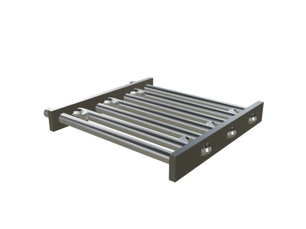Glattrohrwärmetauscher – 3D-Ansicht