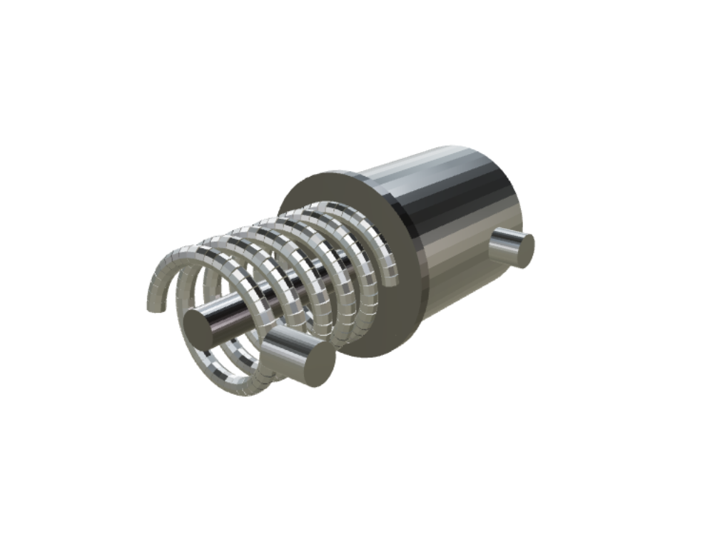 Spiralrohrwärmetauscher – 3D-Ansicht